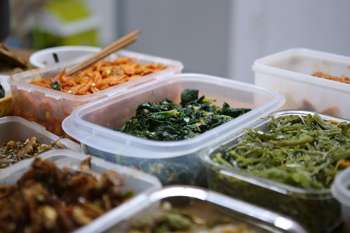 Variety of protein sources including eggs, nuts, and fish